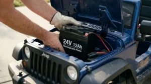 Step-by-step installation of a new replacement 24V battery for ride on toys.