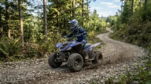 Rugged all-terrain ride-on vehicle for teens cruising on a sunny weekend trail ride